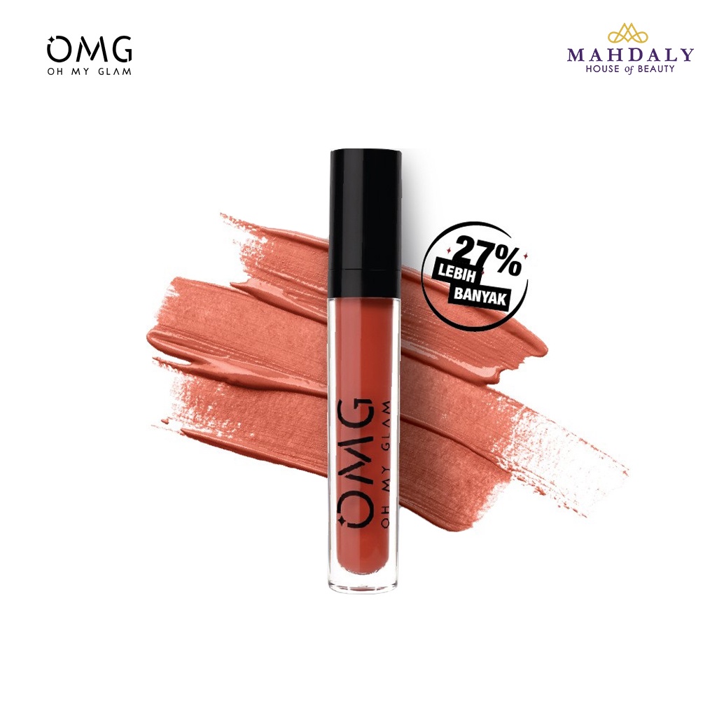 OMG Oh My Glam Matte Kiss Lip Cream 3.5g ( lipstick lipstik lipcream )