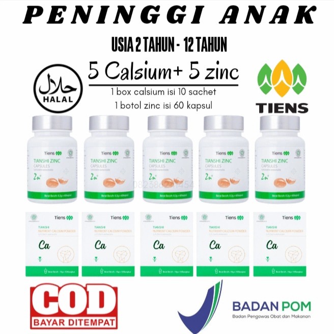 

Obat Herbal Peninggi Badan Anak TIENS | Susu Penambah Tinggi Anak Ori - 5calsium+5zinc