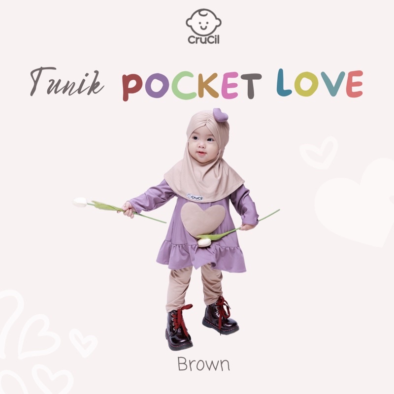 CruCil Tunik Anak Pocket Love &quot;Kantong Cinta&quot;