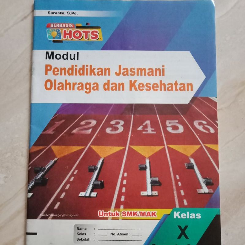 

LKS pendidikan jasmani olahraga dan kesehatan kelas X 10 SMK/MAK semester 2