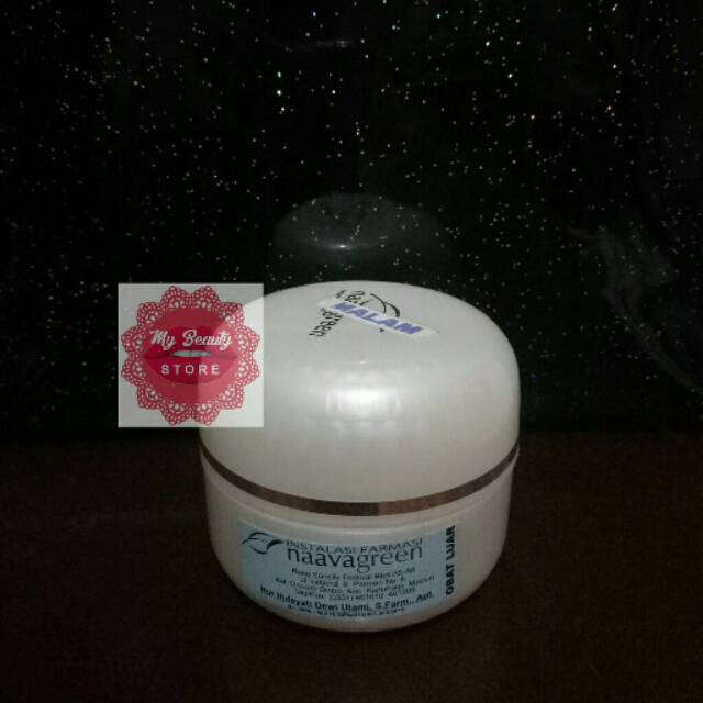 Krim Wajah Malam Whitening / Normal Naavagreen