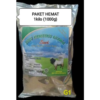 

Limited - Susu kambing bubuk GEADE 1 ALMUNIUM FOIL 1000g