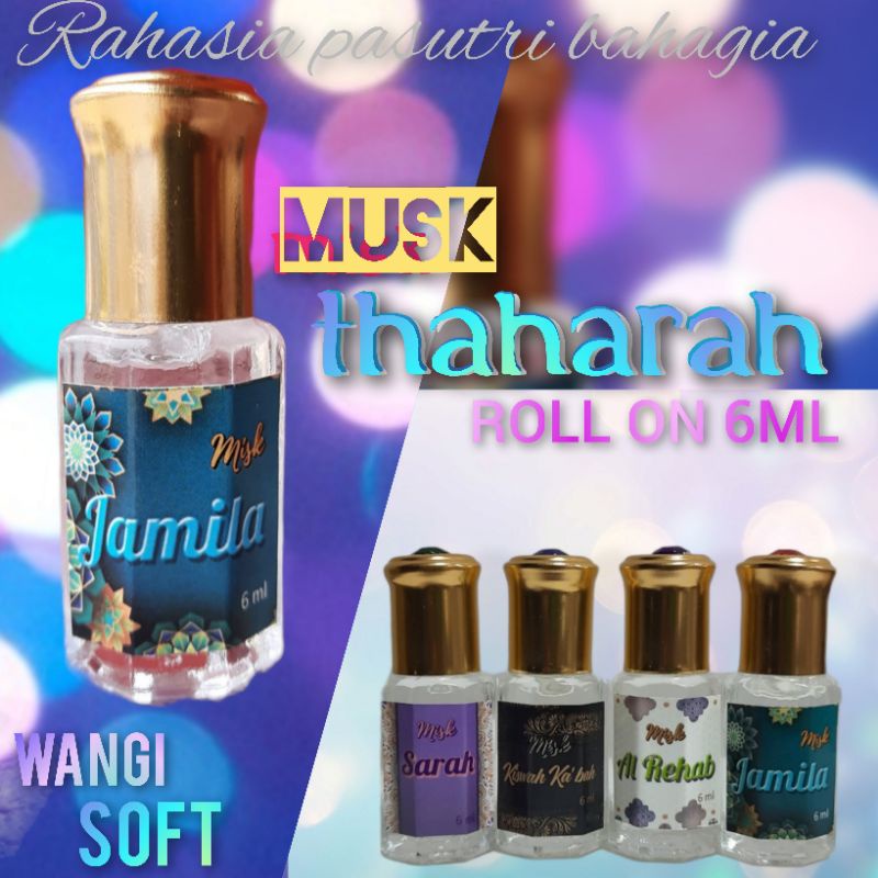 musk thaharah  misk tahara arab saudi oles 6ml ukuran lebih besar