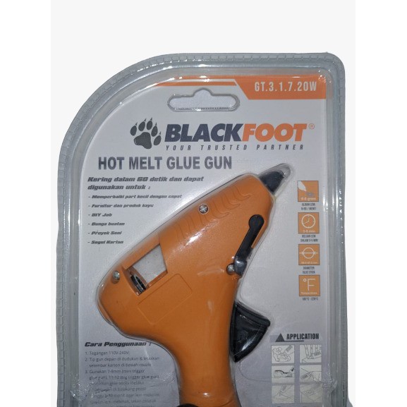 Glue Gun Kecil 20 Watt / Alat Lem Tembak - Blackfoot