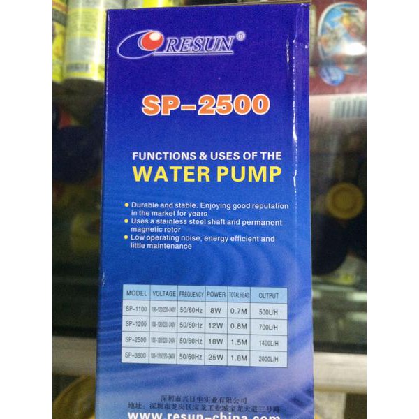 Pompa Air Aquarium Resun Sp 2500