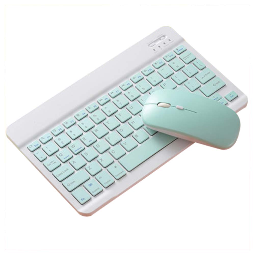 10inch Bluetooth Keyboard Mouse Combo Set Rechargeable Noiseless Ergonomic Keyboard Mini Multimedia For Ipad Tablet Phone Pc Yy Shopee Indonesia