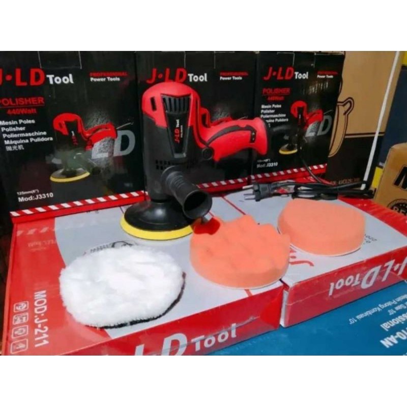 Mesin poles 5 inch polisher poles mobil fulset merk JLD