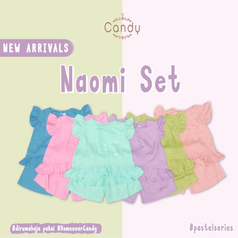 Setelan Anak Perempuan Naomi set Anak bahan katun rayon