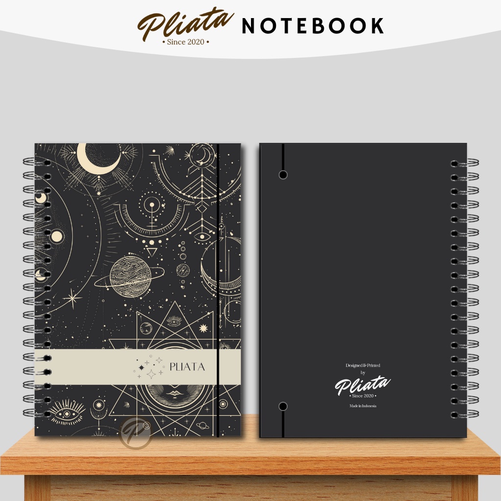 PLIATA NOTEBOOK SPIRAL - (PN56) Universe 2 - Softcover Doft Aesthetic Book Buku Tulis