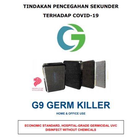 Lampu UV Anti Virus G9 UVC 42 Germ Killer G9UVC42