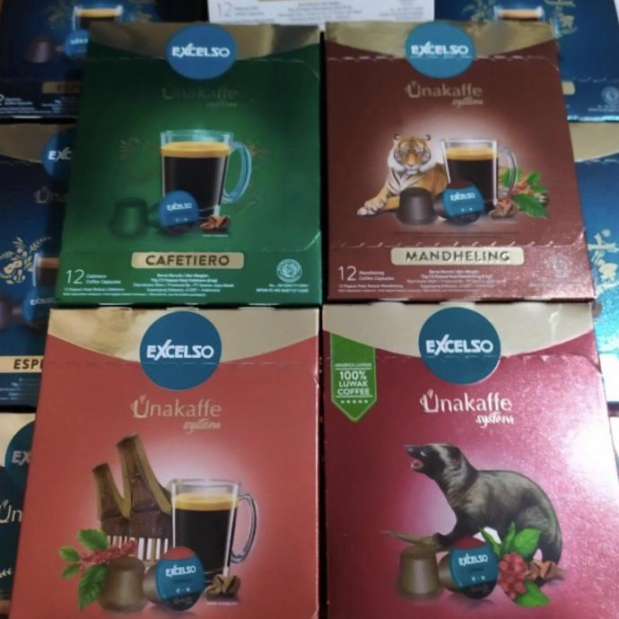 

EXCELSO CAPSULE COFFEE/KOPI KAPSUL EXCELSO VARIAN ISI 12/ EXCELSO