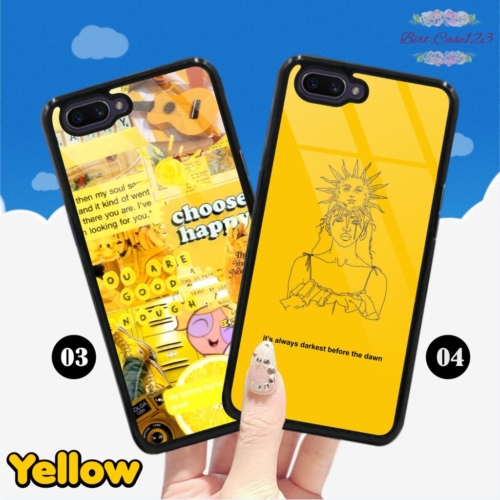 Hardcase 2D glossy YELLOW OPPO VIVO SAMSUNG XIAOMI REALME IPHONE ALL TYPE BC2093