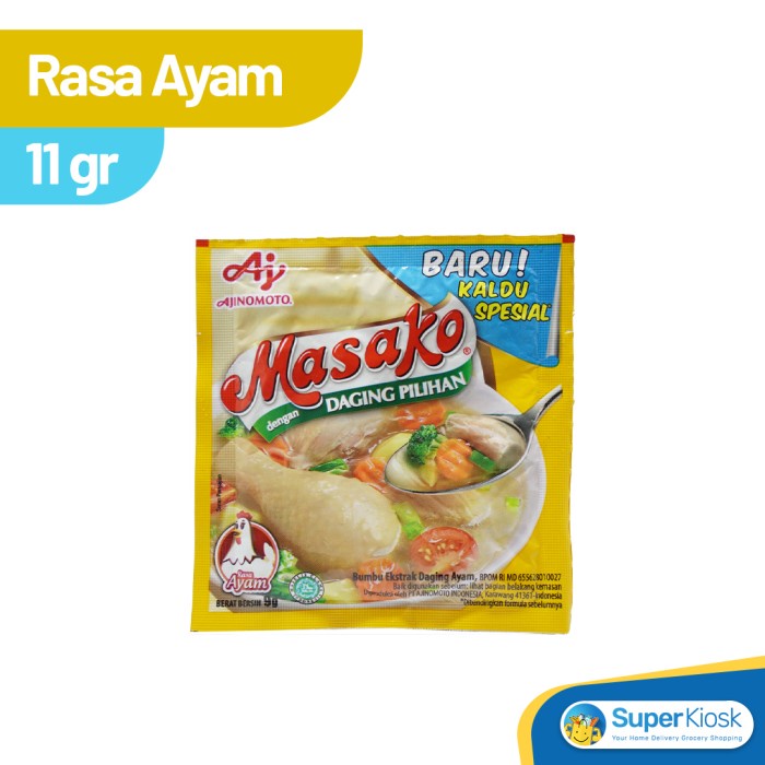 

Masako Penyedap Rasa Ayam Sachet 11gr