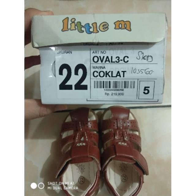 Sandal sepatu bayi laki-laki Little M - Preloved