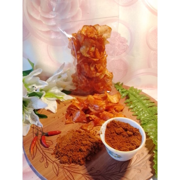 

Keripik singkong bumbu rujak kemasan besar