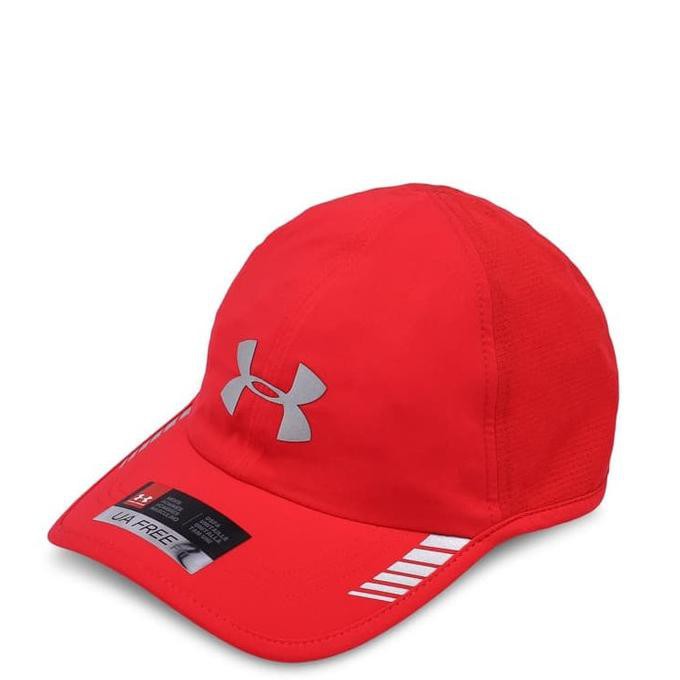 Ready Stok - Original Topi Import Men'S Launch Av Cap Under Armour Red