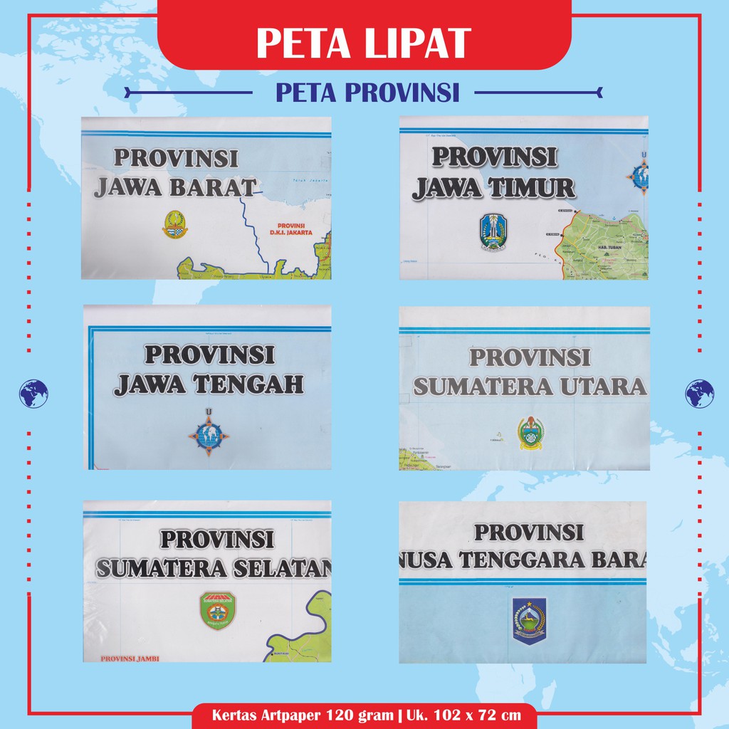 Jual Peta Provinsi Peta Provinsi Jawa Barat Peta Provinsi Jawa