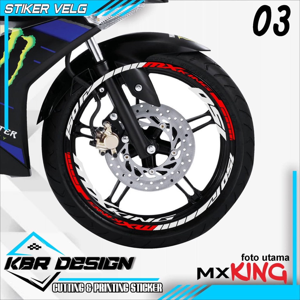 COD LIST VELG MX KING - STIKER STICKER LIS VELG MX KING 03
