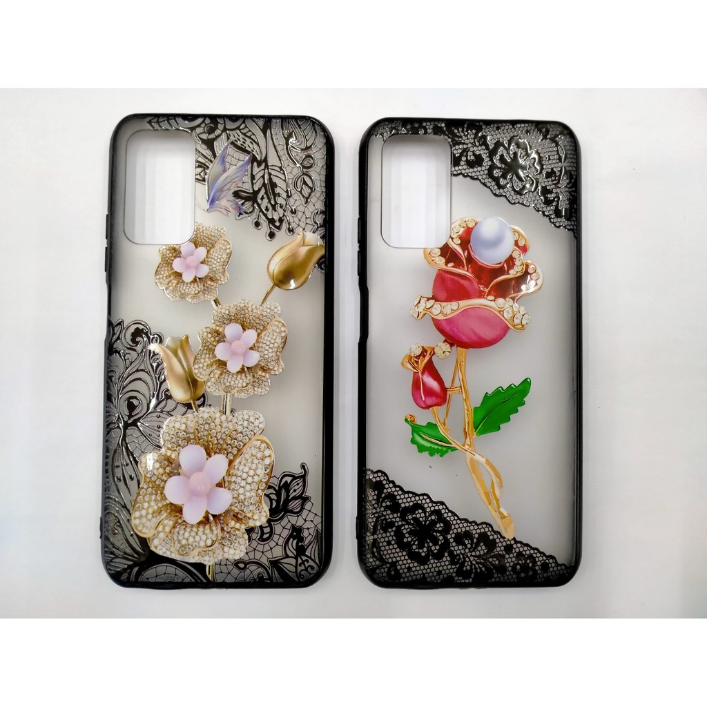 Casing Henna Pelindung REDMI 9 9A 7 / Y3 Case Case Flower Henna 3D
