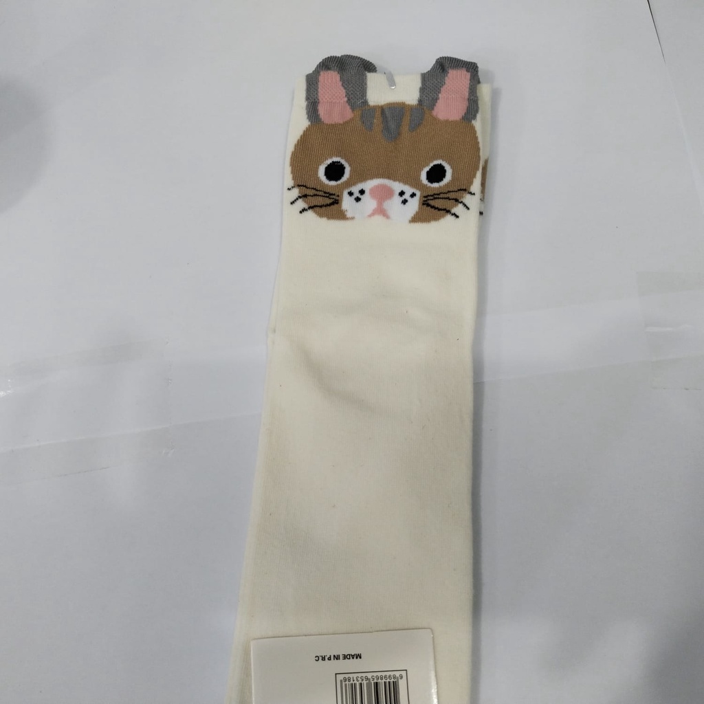 Kaos Kaki Panjang Karakter Lucu Motif Kucing Ala Korea