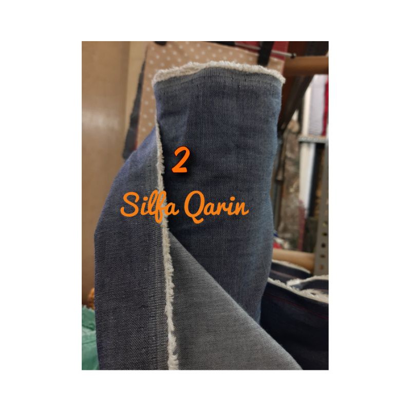 Kain Jeans Levis (7-oz) _ Kain Jeans Levis Denim Import _ Bahan Kemeja/Celana