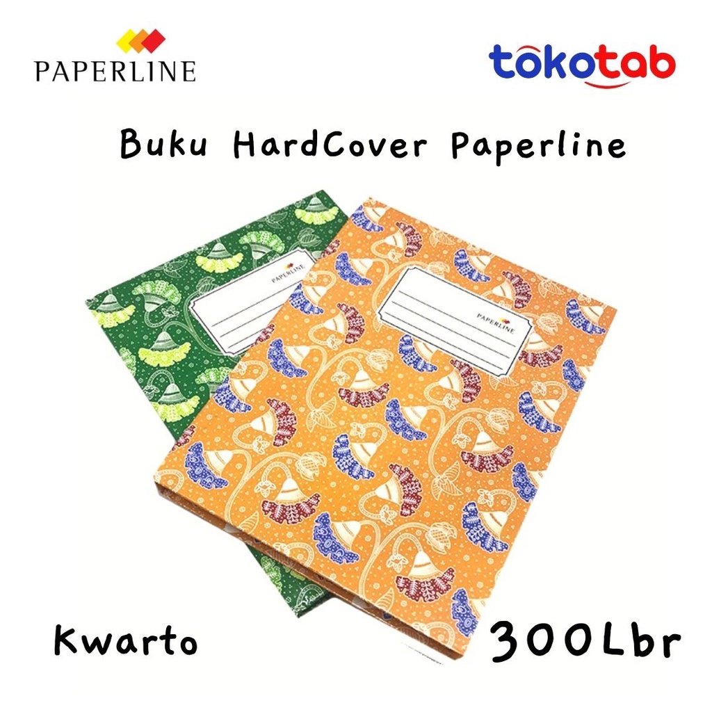 

Tokotab - PAPERLINE Buku Kwarto Qwarto 300 Hard Cover