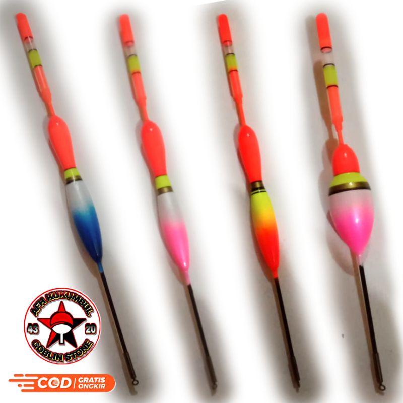 Pelampung pancing kayu cat airbrush termurah