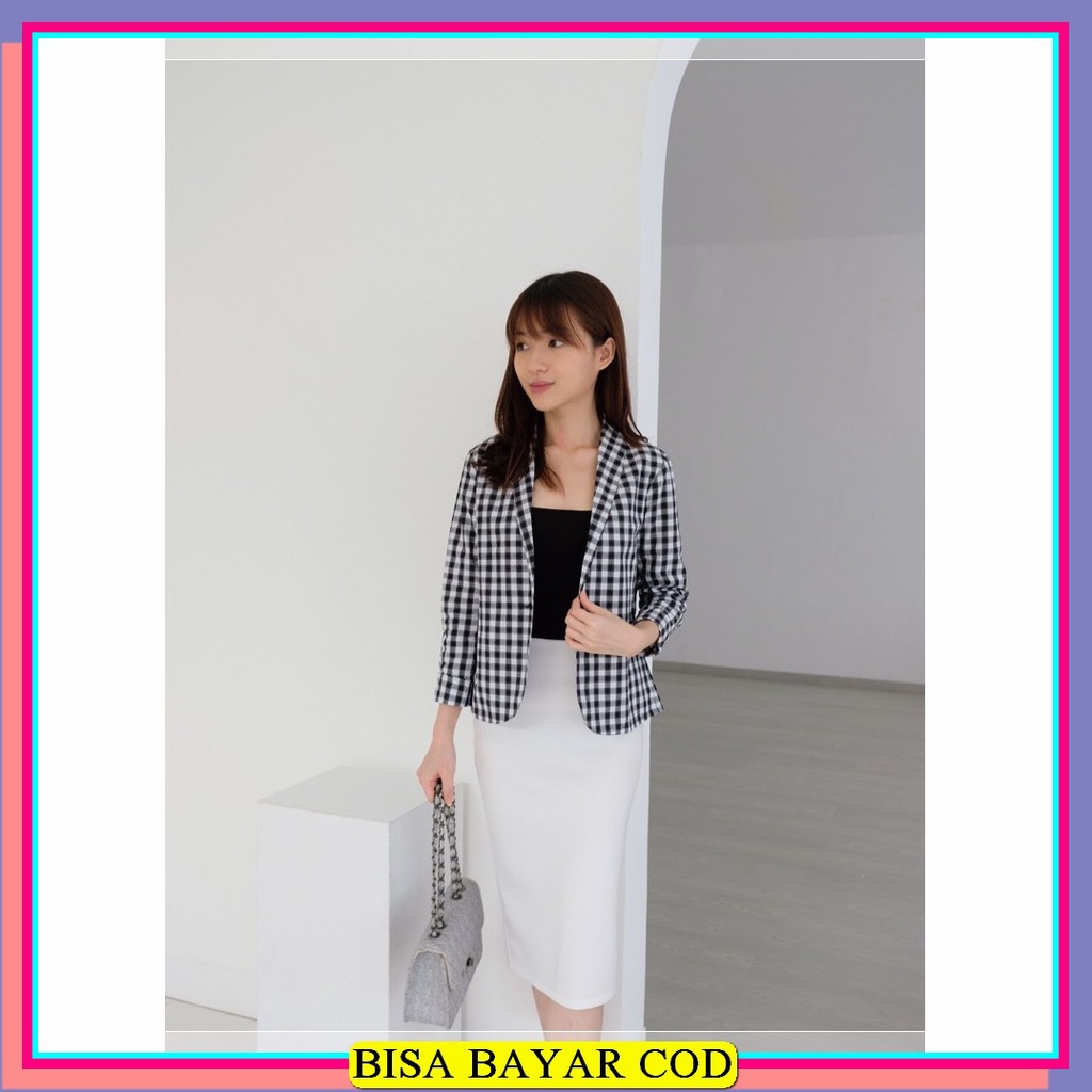 Tere Blazer Wanita Rajut Premium/Rajut Panjang Premium Ter Baru VK698 O-0165 Outer Blazer Wanita S