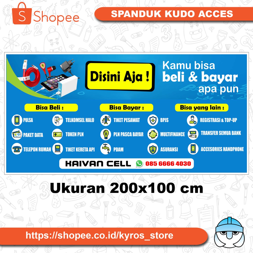 Contoh Banner Toko Shopee