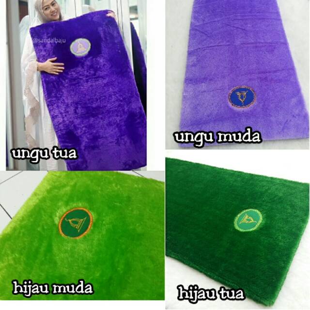 Sajadah bulu  tebal empuk