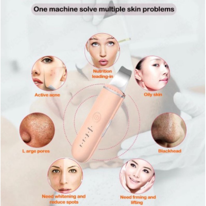 Alat Perawatan Kulit Wajah Pembersih Wajah Penghilang Komedo Jerawat Face Skin Cleansing Scrubber