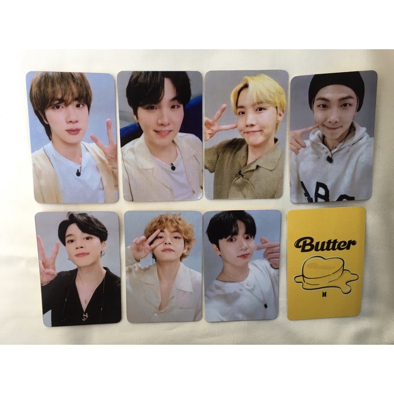 PHOTOCARD BTS UNOFFICIAL BUTTER 777 EVENT