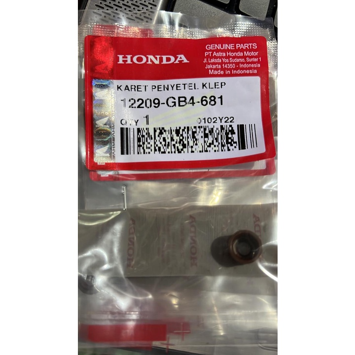 Seal Sil Klep Honda All Type Mega Pro Mono Verza 12209 GB4 682 12209 GB4 681(1BIJI)