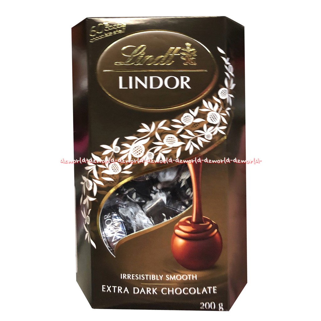 Lindt Lindor Assorted Milk Extra Dark Chocolate 200gram Cokelat Lint Matcha