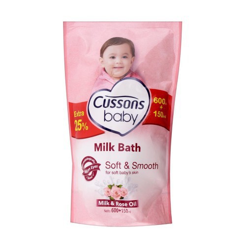 CUSSONS Baby Milk Bath Sabun Soft &amp; Smooth Refill