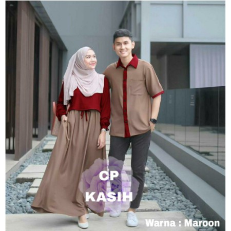 Baju Muslim Couple Gamis Syari Baju Pesta Kondangan Lamaran Kajian Terbaru Murah Keren Berkualitas