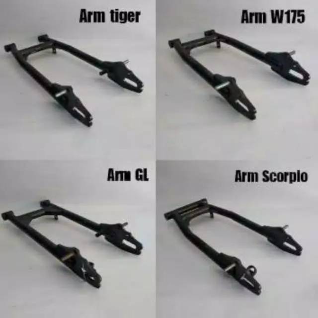 Arm Custome Bulat Pnp Cb - Gl - Tiger - Megapro - Scorpio - Arm japstyle - supit japstyle