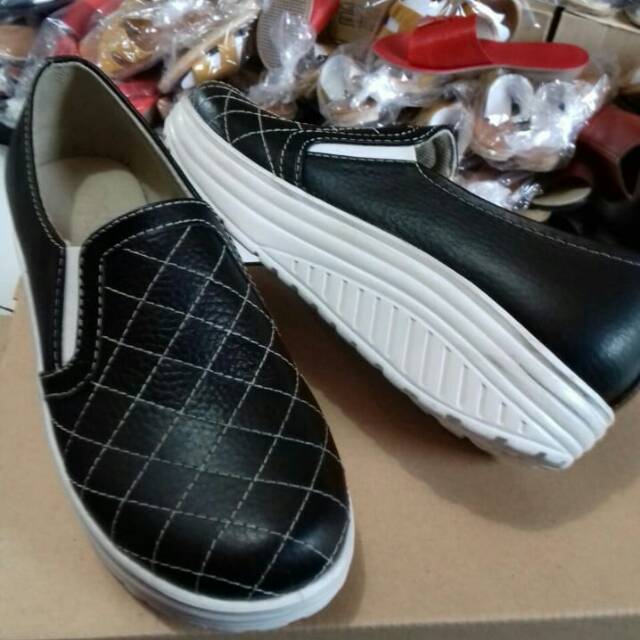 Sepatu wanita kulit asli sukaregang garut