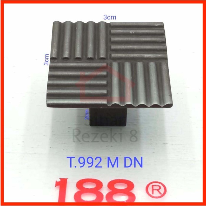 Tarikan 992 M DN / Kotak Handle Laci Pintu Lemari Antik Vintage Dapur