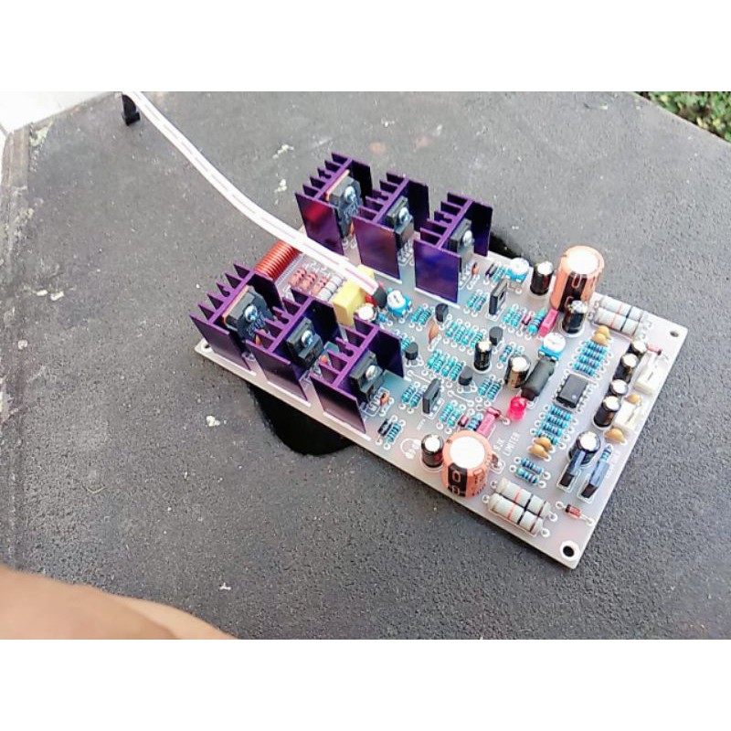 driver sjk lengkap dengan limiternya jadi tidak mudah clip tegangan 55vac-75vac