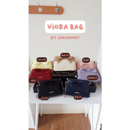 Viora Bag Jims Honey Original tas selempang wanita clutch pesta free box realpic cod