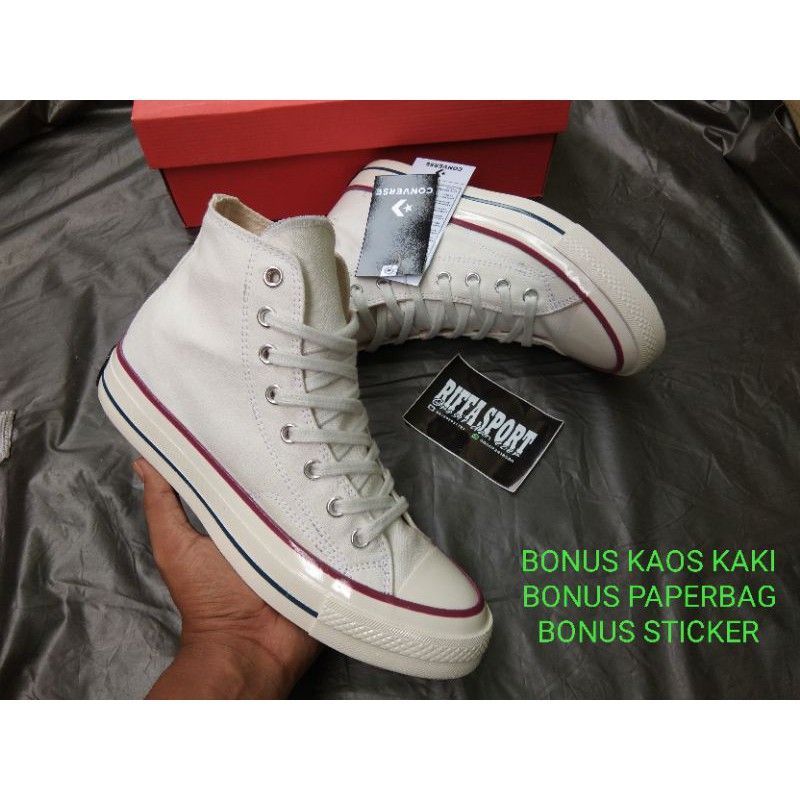 SEPATU C0NV3RSEE 70S OFF WHITE HIGH PREMIUM BNIB