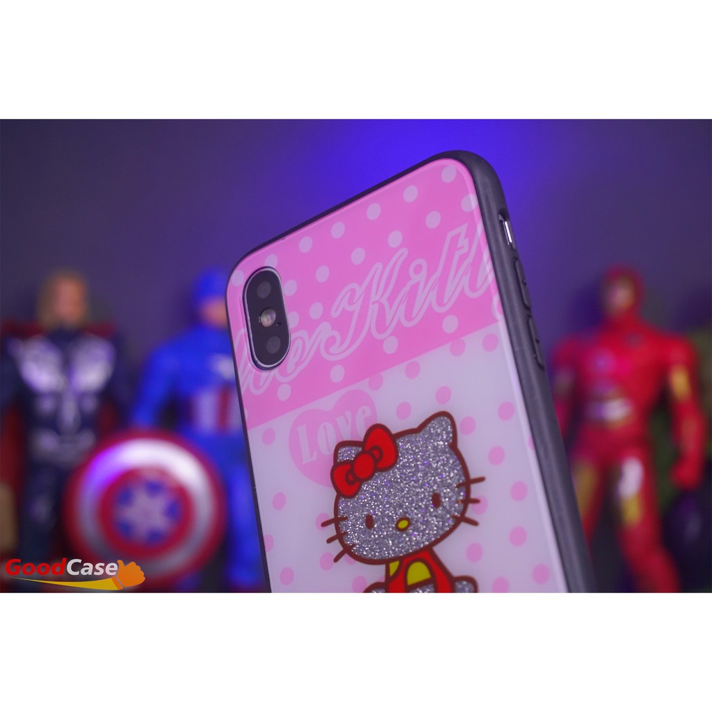 GoodCase - Hardcase iPh 6 | 7+/8+ | 9+/XS Max | X/XS Glass Blink Motif Pasir