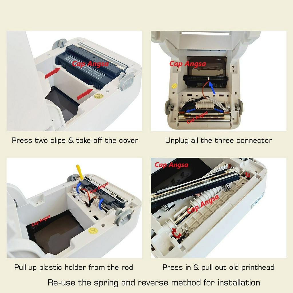 THERMAL PRINTHEAD XP 420B SPAREPARTS KEPALA TERMAL PRINT HEAD SPARE PART XP420B 420 B XP420 XPRINTER