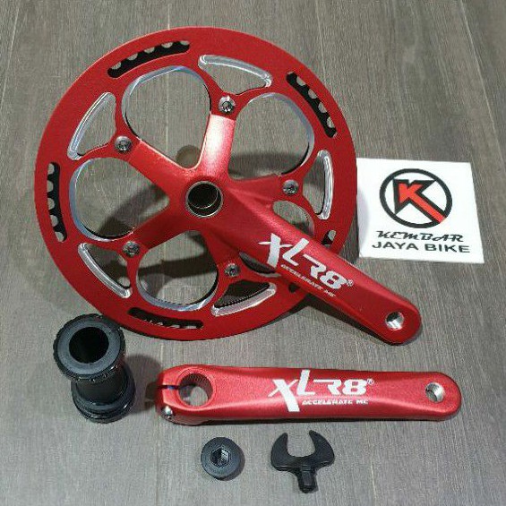 Crank set Single XLR 8 HT2 53T Alloy Merah