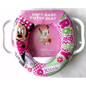 DISKON BESAR Toilet Training Soft Baby Potty Seat Handle Minnie Mouse TT32M