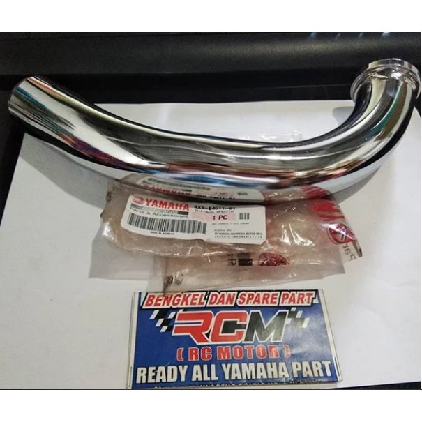 PIPE EXHAUST 1 LEHER KNALPOT KENALPOT RXKING RX KING OLD LAMA ORI ORIGINAL YAMAHA ASLI 4X8-E4611-01