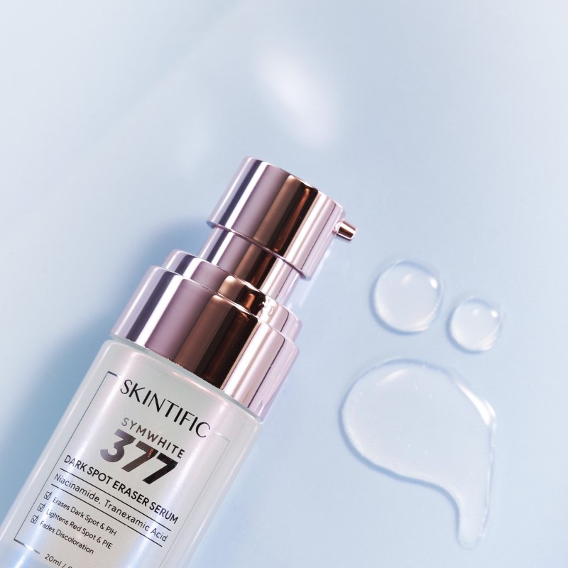 SKINTIFIC SymWhite 377 Dark Eraser Spot Serum Mencerahkan Kulit Brightening Serum Penghilang Flek Hitam Pencerah 20ML