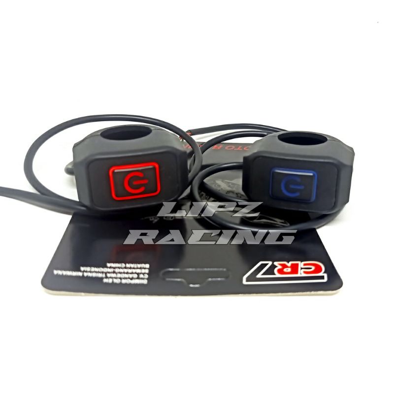 Saklar On Off Motor Lampu led power button on off led saklar stang motor adv ninja fu vixion nmax
