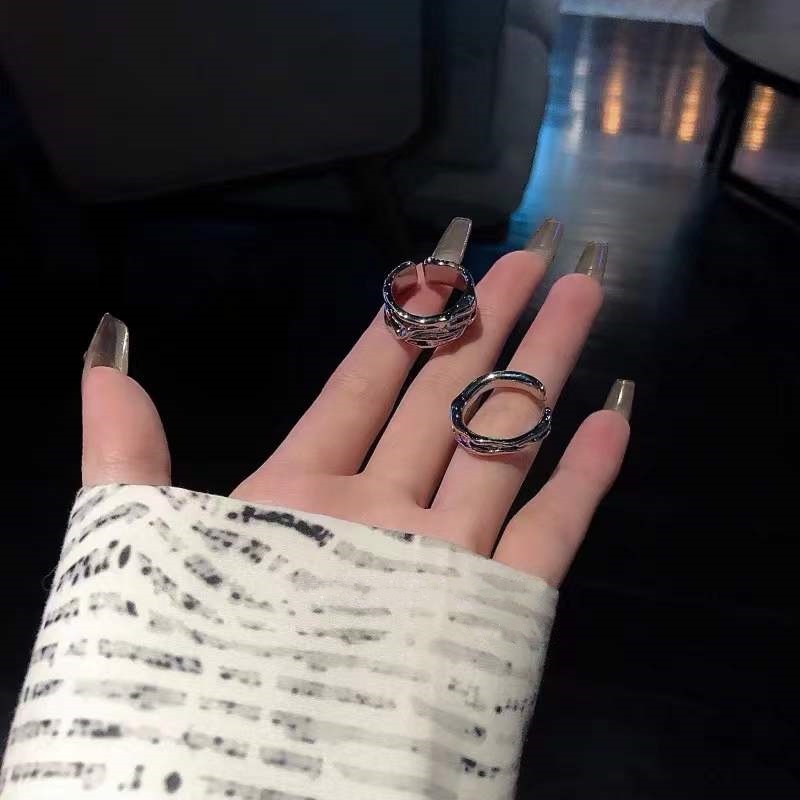 Set Cincin Model Terbuka Gaya Korea Untuk Wanita